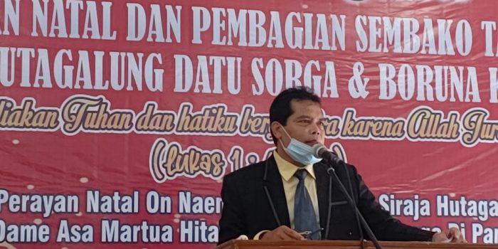 Perayaan Natal Hutagalung Datu Sorga Kota Medan Berbagi Kasih Ditengah Pandemi Covid 19.