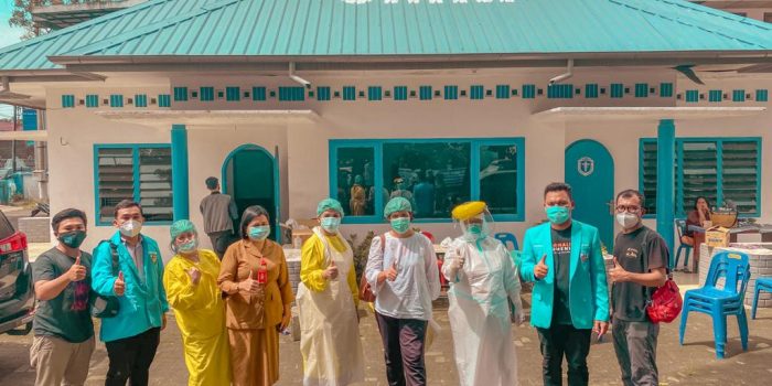 Perayaan Natal DPD KNPI Sumut Diwarnai dengan Baksos dan Swab Test Gratis