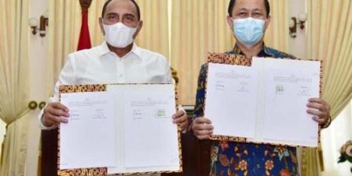 Gubsu Tandatangani MoU dengan Komnas HAM