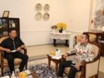 Bertemu Putra Harmoko,Wagubsu Musa Rajekshah Bahas Peran Pers