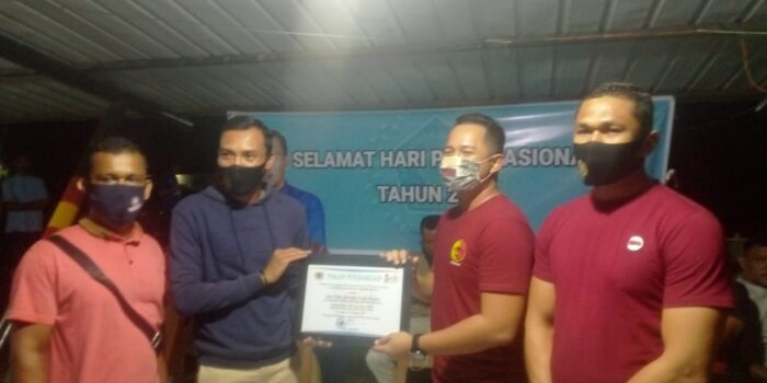 Brimob Kompi 2B Pelopor Polda Aceh Meriahkan Malam Penyambutan HPN
