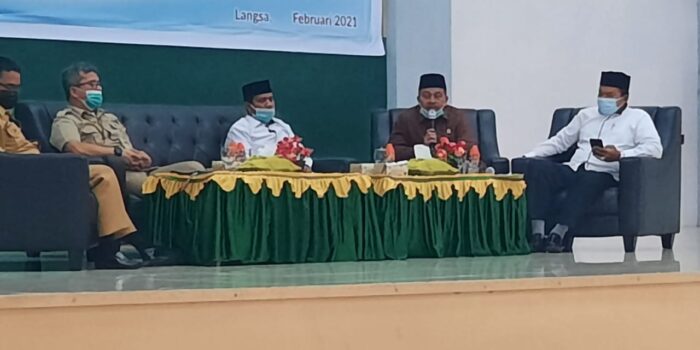 Wakil Walikota Langsa Sampaikan Visi Raker IAIN Cot Kala Langsa