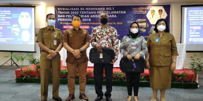 Dinas Arsip Langkat Sosialisasikan Surat Edaran Menpan RB