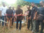 Tgk Amran Resmikan Proyek Penyediaan Air Minum