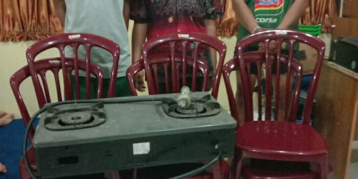 Kapolsek Kota Kisaran Tangkap 3 Pelaku Maling Rumah