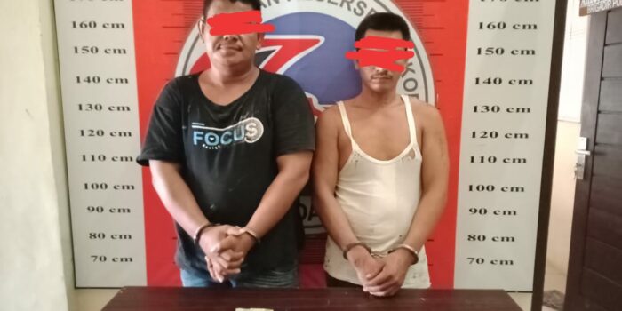 Miliki Sabu-sabu Dua Warga Sungai Korang Ditangkap Polres Palas