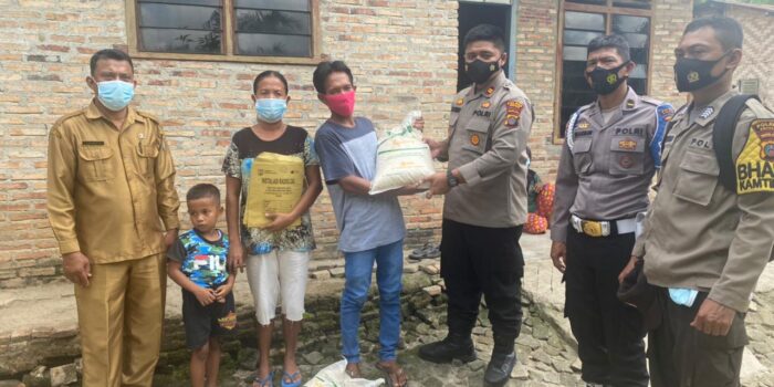 Polsek Kota Kisaran Bantu Anak Tertelan Jarum Pentol