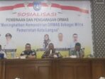 Pemko Langsa Gelar Sosialisasi Pembinaan dan Pengawasan Ormas