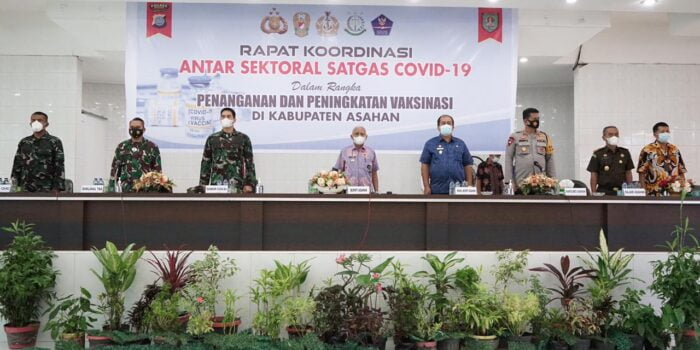 Gugus Tugas Covid-19 Kabupaten Asahan Gelar Rakor Antar Sektoral