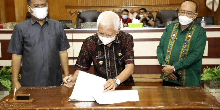 DPRD Asahan Gelar Rapat Paripurna Tentang Penyampaian LHP Awal RPJMD