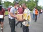 Sambut  Ramadhan Pangdam I/ BB dan Pimpinan  BRI Berikan Sembako ke Masyarakat