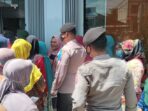 Sat Sabhara Polres Palas Lakukan PAM Ke Ratusan Warga di Bank BNI