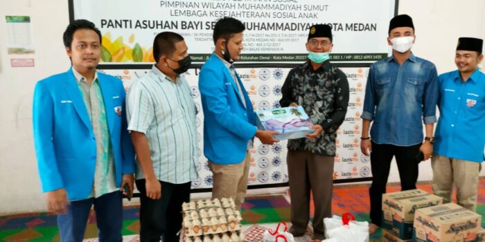 DPD KNPI Sumut Beri Sembako Untuk Panti Asuhan Bayi Sehat