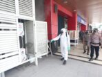 Jelang Lebaran, Poldasu Semprotkan Disinfektan Skala Besar