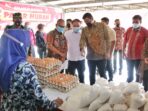 Bobby Turun Langsung ke Pasar Murah dan Vaksinasi Massal Covid-19