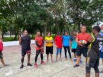 Polda Sumut dan Mahasiswa Papua Olahraga Bareng di Unimed
