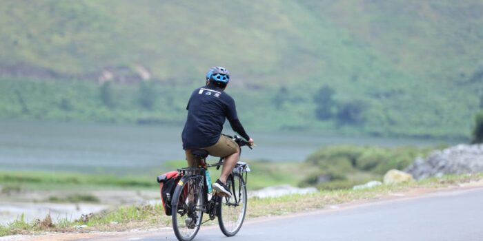 Hari Kedua Geobike Kaldera Toba #7, Pesepeda Susuri Peradaban Alam Danau Toba