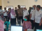 Bupati dan Kapolres Asahan Tinjau Vaksinasi Massal di Kecamatan Aek Songsongan
