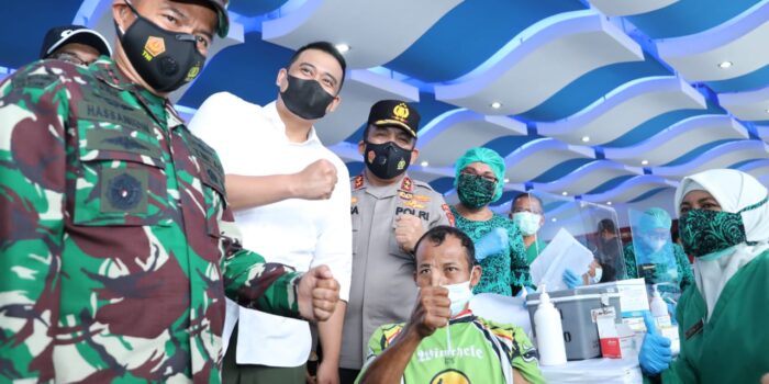 71.428 Warga Sumut Jalani Vaksin Covid-19 Massal
