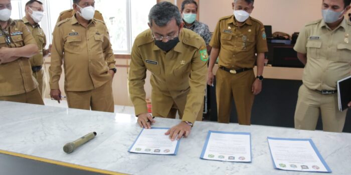 Pemko Medan dan Pemkab Deli Serdang Tandatangani Kesepakatan Batas Daerah