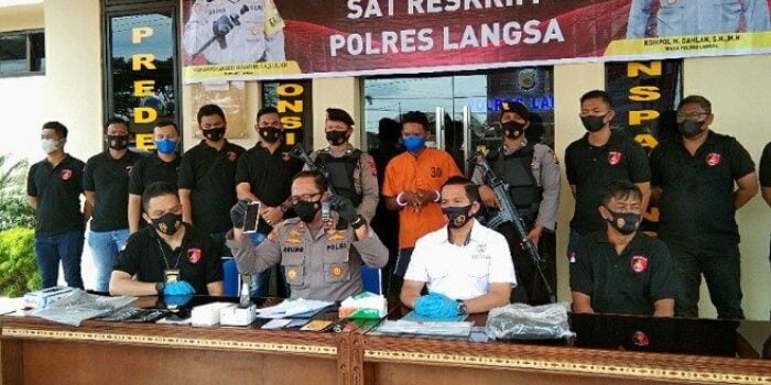 Polres Langsa Berhasil Tangkap Pelaku Pembunuhan Toke Barang Butut