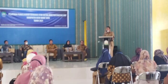 Disdikbud Abdya Gelar Pelatihan Guru Matematika SMP