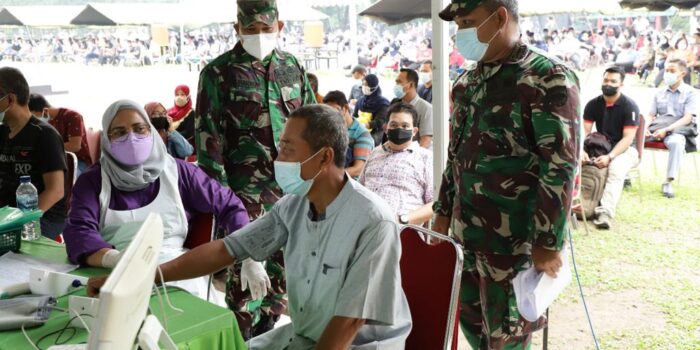 Kodam I/BB Kembali Gelar Serbuan Vaksinasi Covid-19 di Medan