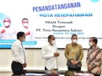 Gubsu : Percepat Target Kebutuhan Air Minum Masyarakat