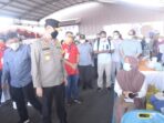 Wakapolda Sumut Tinjau Vaksinasi 3.000 Buruh dan Masyarakat Tahap II