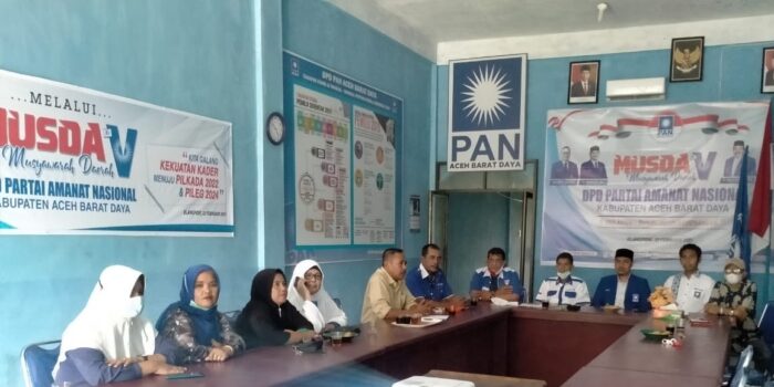 DPD PAN Abdya Ikuti HUT ke -23 Secara Virtual