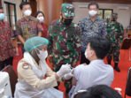 Pangdam I/BB Apresiasi Pelaksanaan Vaksinasi di SMA Sutomo I Medan