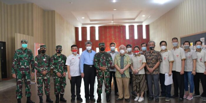 Kodam I/BB Bersama Perhimpunan Inti Sumut dan Yayasan Wijaya Gelar Vaksinasi Massal