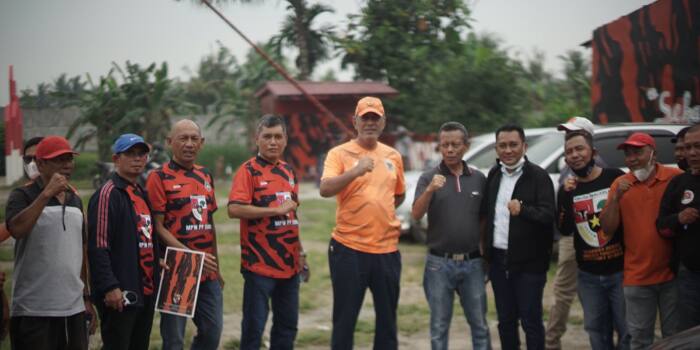 Tinjau Persiapan Hari Kesaktian Pancasila, Ketua MPW PP Sumut Kunjungi Kampung Kolam