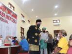 Aulia Rachman Tinjau Vaksinasi Massal di Polres Pelabuhan Belawan