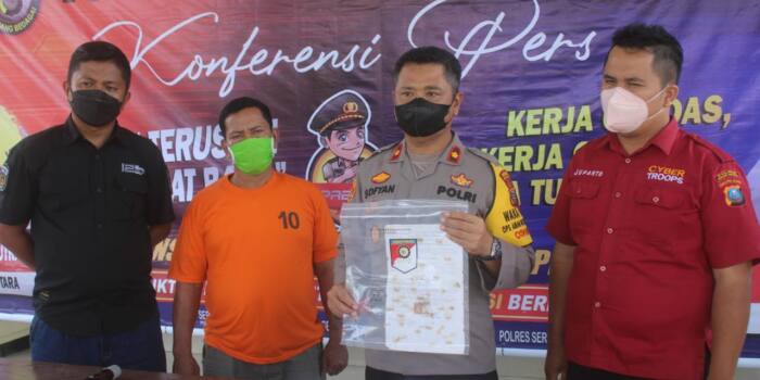 Polres Sergai Tangkap Pelaku Pemalsuan Surat Keterangan Tanah