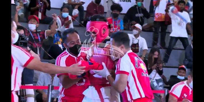 Atlet Tarung Derajat Asal Medan Farhan Persembahkan Emas PON Papua