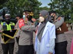 Polres Langkat Gelar Apel Batalyon Vaksinator