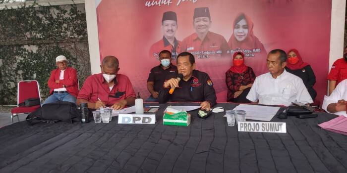 PDI Perjuangan dan  Projo Sumut Gelar Vaksinasi  untuk 10.370 Warga