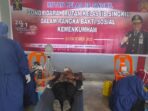 Peringati HDKD, Napi dan Pegawai Rutan Aceh Singkil Gelar Donor Darah