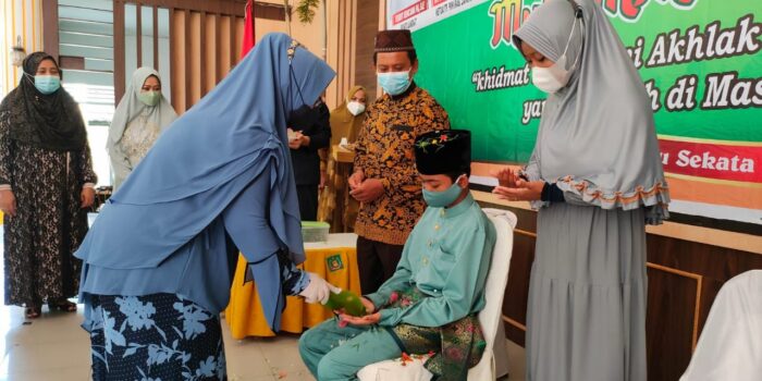 Pemkab Langkat Peringatan Maulid Nabi, Sekaligus Tepung Tawar Juara STQ Nasional
