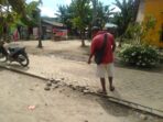 Baru Dikerjakan Dua Bulan Peningkatan Jalan di Desa Penggalian Sudah Rusak