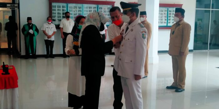 Tujuh Pejabat Eselon III Pemkab Madina Dilantik
