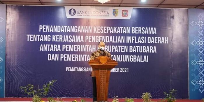 MoU Kerjasama Pengendalian Inflasi Daerah Antara Pemkot Tanjungbalai dengan Pemkab Batu Bara