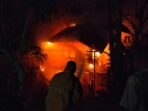 Rumah Hasan di Pekan Tanjung Pura Langkat Ludes Terbakar