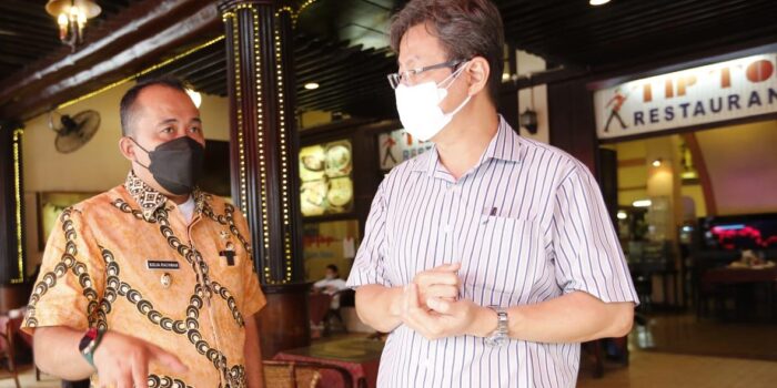 Jelang Dibukanya KCW, Aulia Rahman Tinjau Kawasan Kota Lama Kesawan