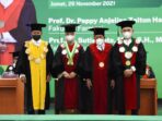 Poppy Anjelisa Zaitun Hasibuan dan Sutiarnoto Dikukuhkan Jadi Guru Besar USU