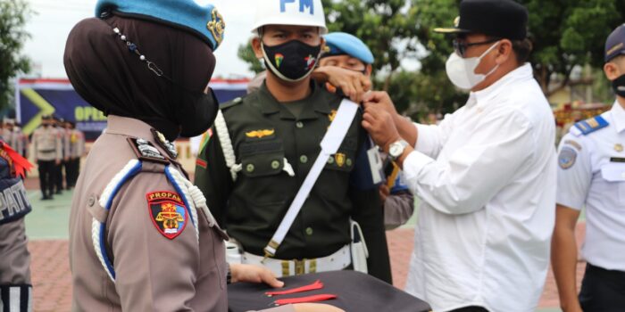 Bupati Madina Pimpin Apel Pasukan Operasi Lilin Toba