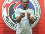 Polisi Tangkap Kurir Sabu Asal Riau di Palas