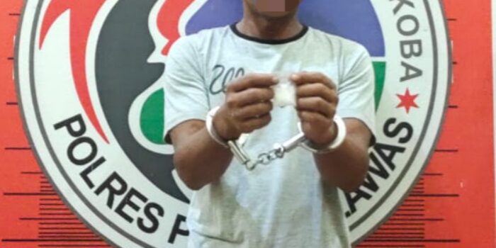 Polisi Tangkap Kurir Sabu Asal Riau di Palas