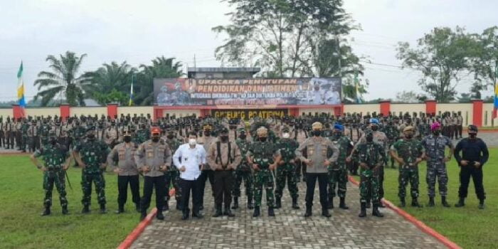 Pangdam I/BB dan Wakapoldasu Tutup Pendidikan dan Latihan Integrasi Dikmaba TNI AD dan Diktuba Polri di Langkat